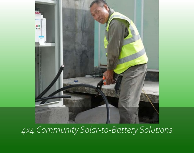 4x4 Community Solar-to-Battery Solutions